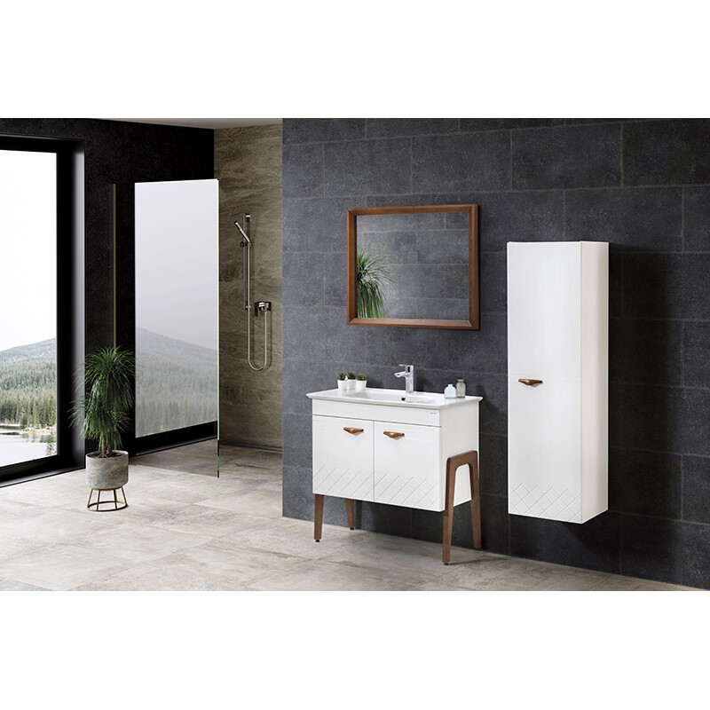 CUBE 85 CM ÜST BANYO DOLABI