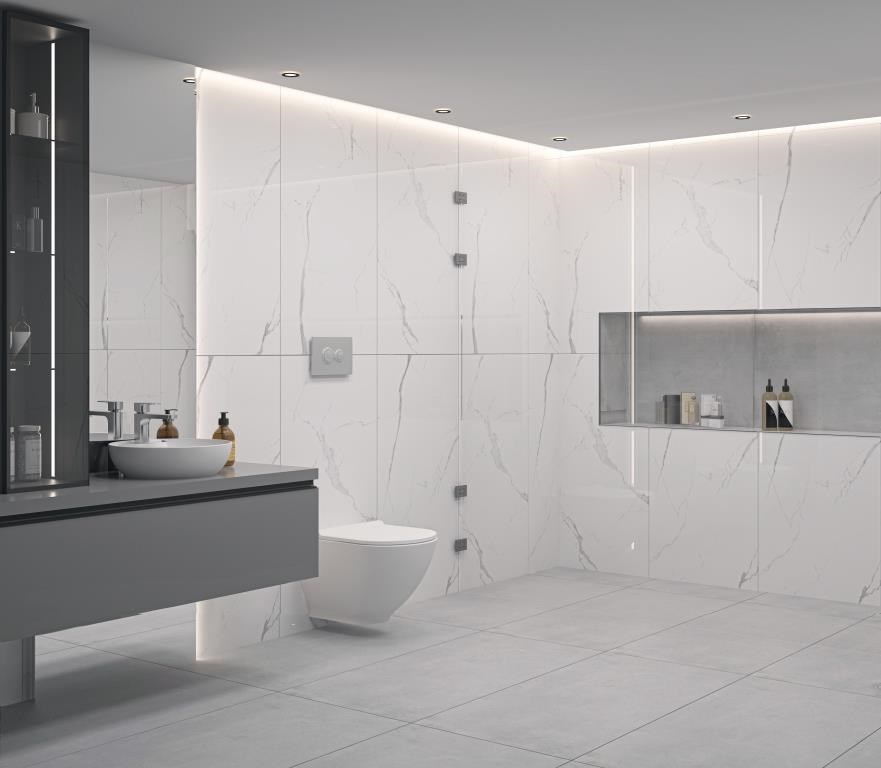 QUA BİANCO RİVER FUL  LAP.  60X120