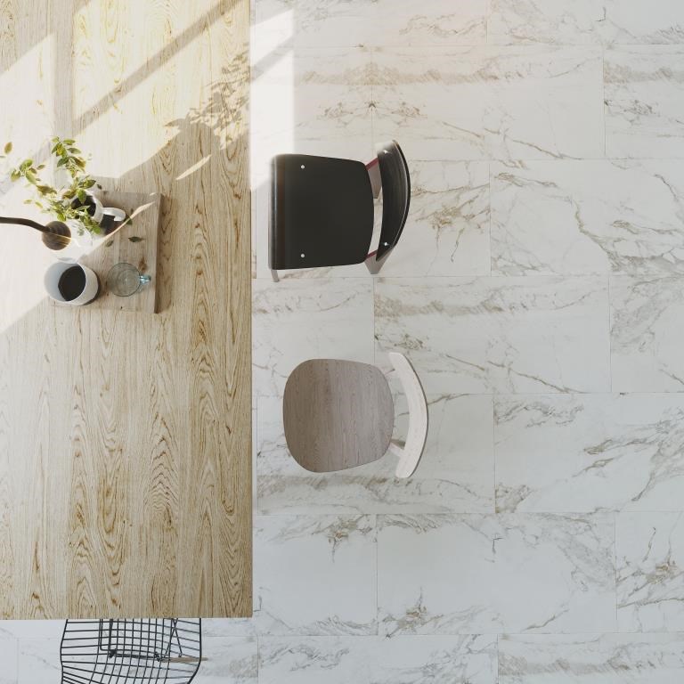 QUA CREME BLANC FULL LAP.  60X120