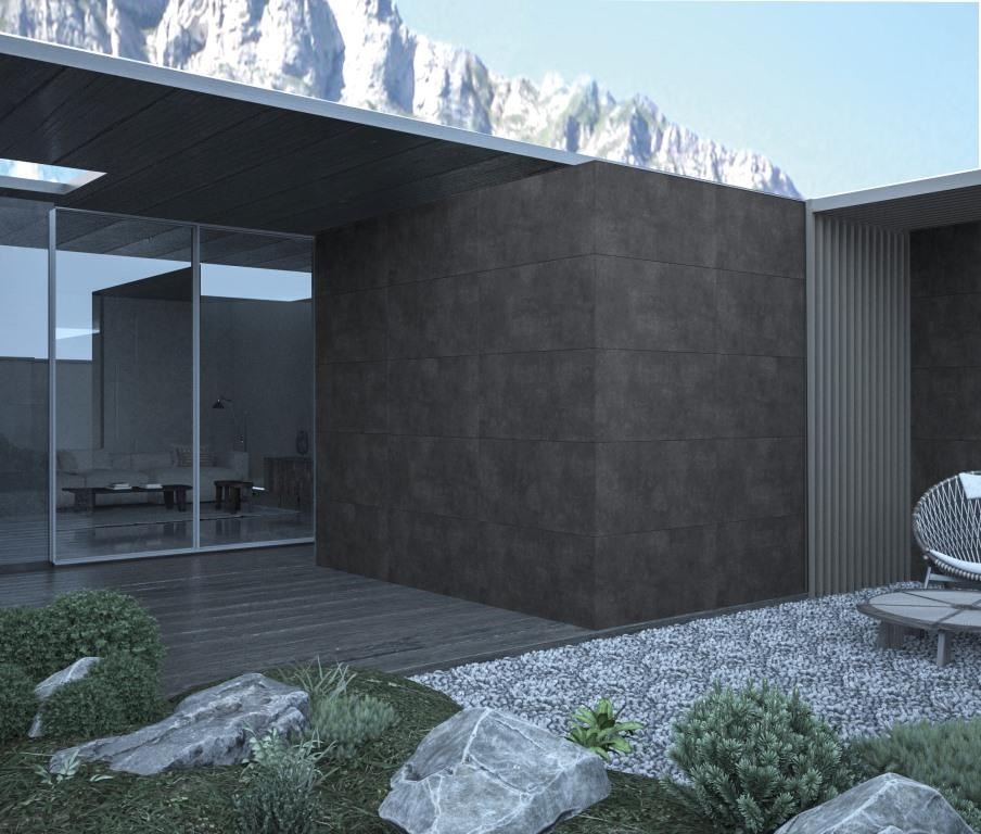 QUA ARK BLACK  60X120 MAT