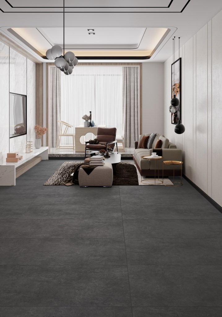QUA ARK BLACK  60X120 MAT